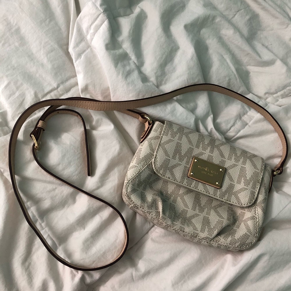 Michael Kors leather strap crossbody